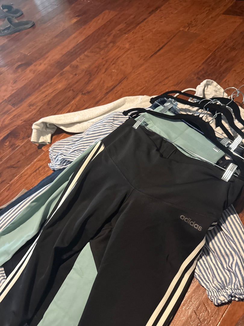 Black Adidas Women-Bottoms, XL